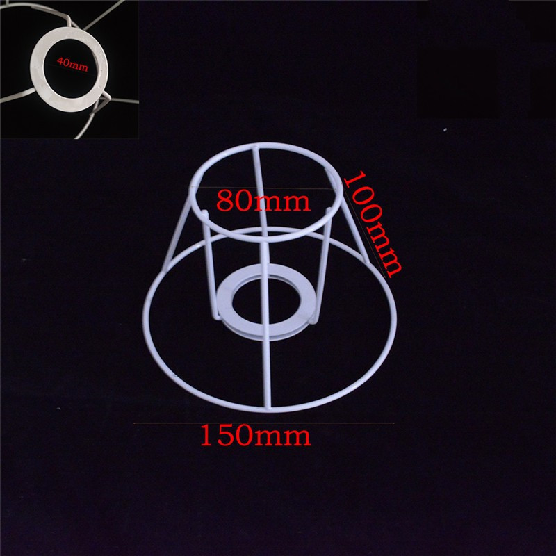 Guzhen DIY pantalla Marco de hierro tejido cuerda hecha a mano pantalla lámpara de mesa Soporte redondo cuadrado hardware accesorios de marco de hierro