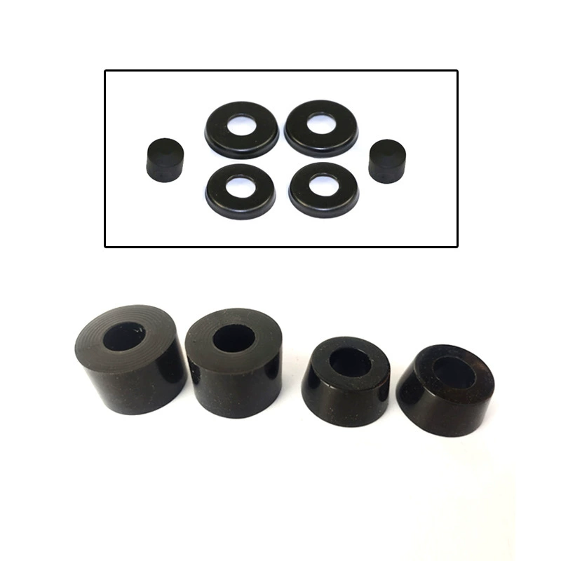 【В упаковке】Двухдуговой амортизирующий элемент из полиуретана для скейтборда, цветной, средний размер, для крепления верхней части деки, антивибрационный, 5inch