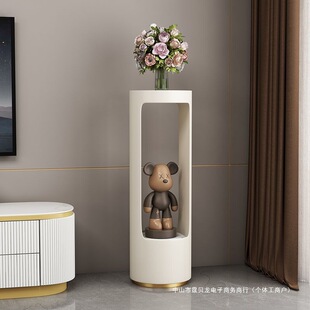 Cream Style Iron Flower Shelf Living Room Balcony Decoration Multi-Layer Flower Pot Rack Modern Simple Floor-Standing Storage Rack