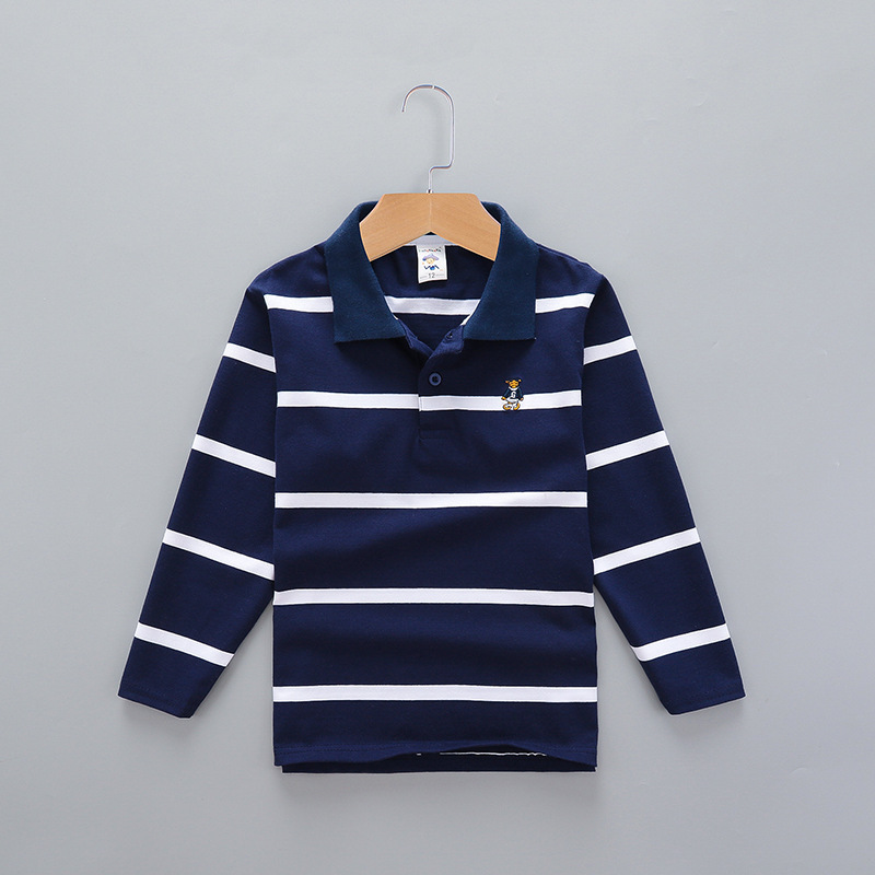 Boys' Children's Long-Sleeve T-Shirt, Spring and Autumn Children's Clothing, Cotton Polo Shirt with Turn-Down Collar, Export Polo Shirt Boys' Children's Long-Sleeve T-Shirt, Spring and Autumn Children's Clothing, Cotton Polo Shirt with Turn-Down Collar, Export Polo Shirt