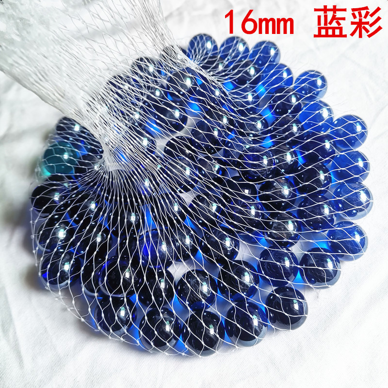 16mm mármoles de vidrio al por mayor juguetes nostálgicos cuentas de vidrio juego de damas tienda binaria de vidrio perlas sueltas bola artesanal