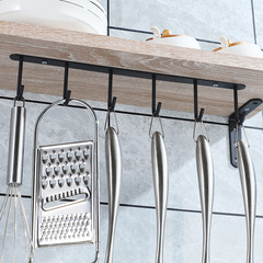 No punching stainless steel kitchen cabinet hook kitchen storage rack knife holder pot lid rack towel kitchen utensil hook