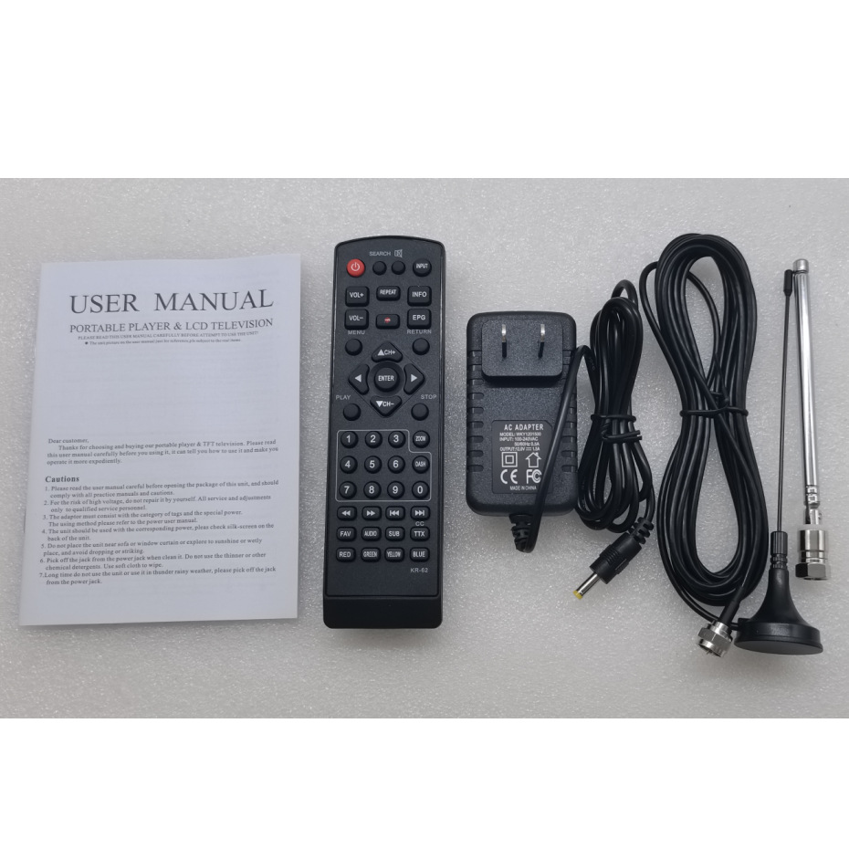 5inch ポータブルデジタルテレビ外国使用超薄型小型テレビ車ホーム液晶テレビ工場卸売