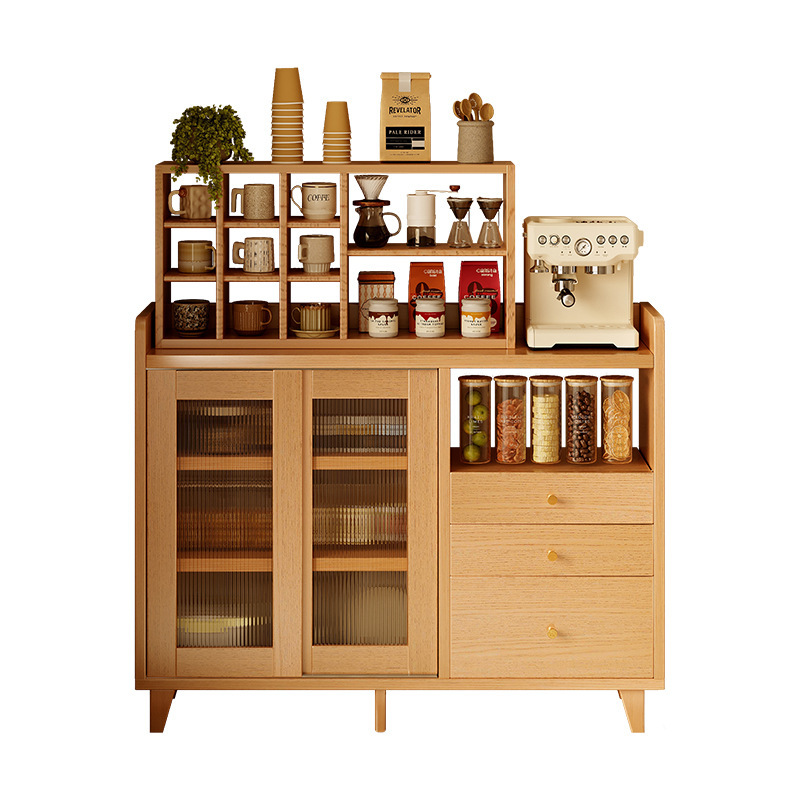Aparador, armario, armario, armario, sala de estar, pared, armario de té de oficina, armario de té para el hogar, estante