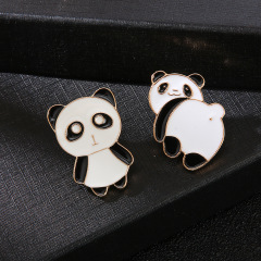 卡通小熊貓胸針可愛少女日系ins潮男女個性徽章別針領針包包配飾