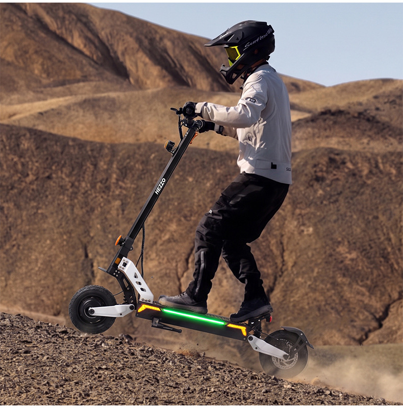 New cross-border electric scooter 48v dual shock absorption outdoor portable folding mobility scooter for adult commuting