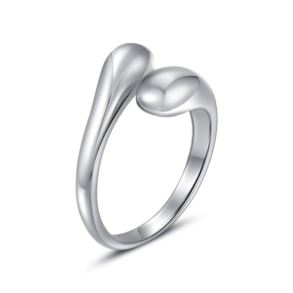adjustable glossy ring stainless steel