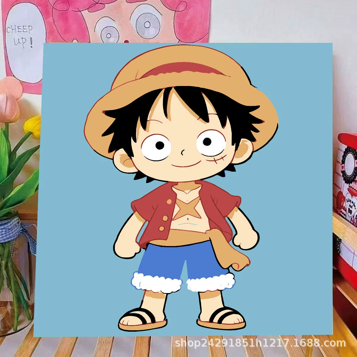 Популярные персонажи мультфильмов diy заполнение детских hand-painted мультфильм анимация простая граффити раскраска цифровая масляная живопись декор