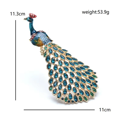 Cross-Border Large Hole Bird Brooch: Yaxa sancaqları