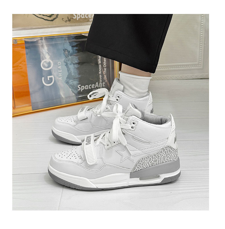High top niche lightweight star air cushion board 2024 new spring versatile studt sports leisure shoes for _voghion.com