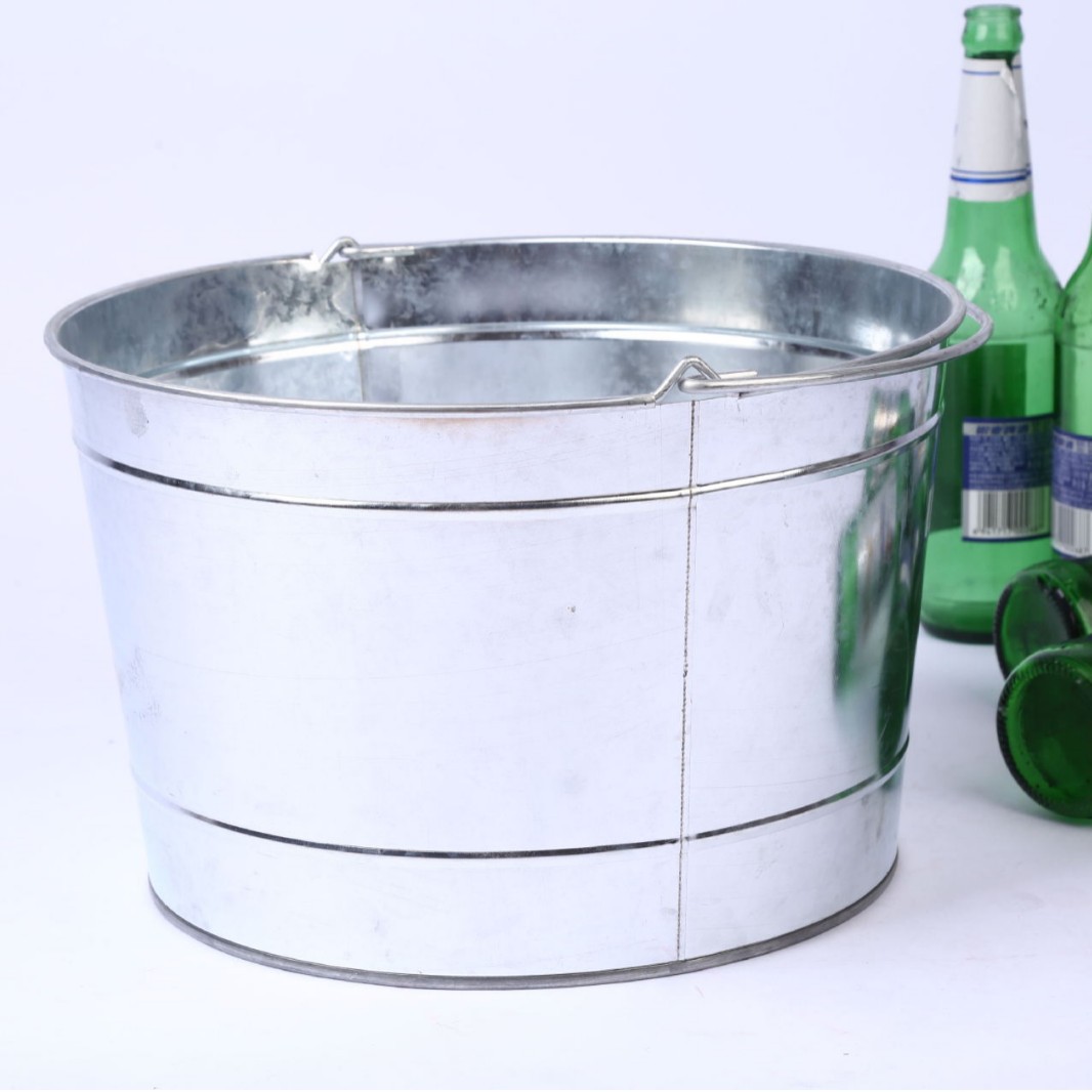 厂家供应外贸冰桶金属桶可加工 镀锌金属桶酒吧啤酒桶大容量