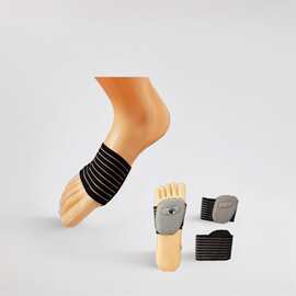 脚掌按摩磁性半码垫前掌垫磁石按摩四季可穿鞋绒布鞋垫前掌垫