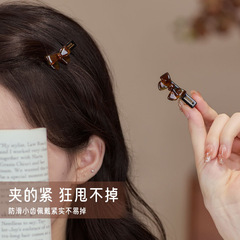 小号蝴蝶结发夹侧边刘海夹2025新款醋酸前额碎发夹子头饰精致发卡