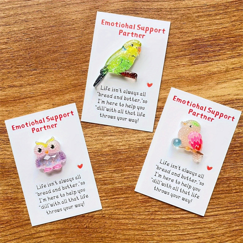 Cross-border hug card cartoon decoration pocket hug card and encouragement card Pocket Hug Cards Hityin Temu