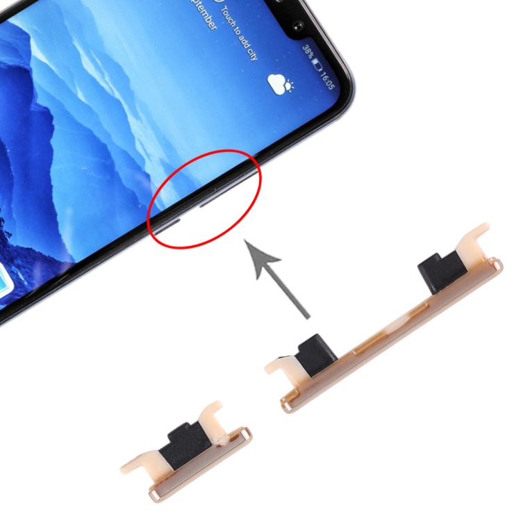 Para Huawei Mate 20 Lite Botón de volumen de arranque / Botón lateral