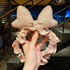 Three dimensional hairgrip with bow, elastic cute headband for face washing, Korean style