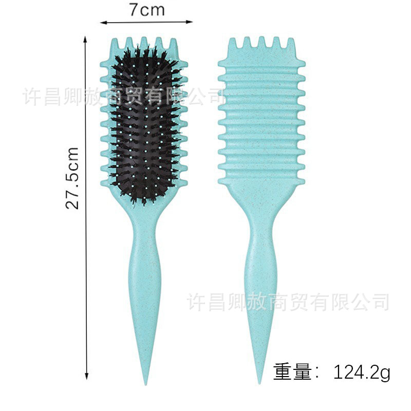 스팟 스트레이트 헤어 스트라이프 그린(1개)