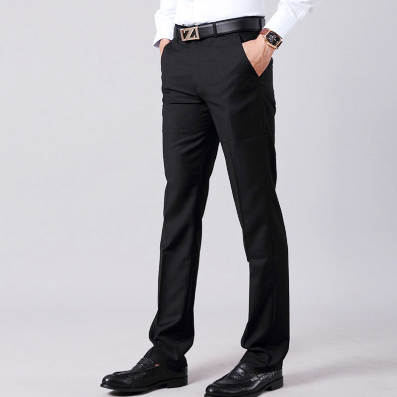 Custom-made Men's Trousers Men's Slim-fit Business Formalities for Work Straight Loose Men's Trousers Youth Long Pants