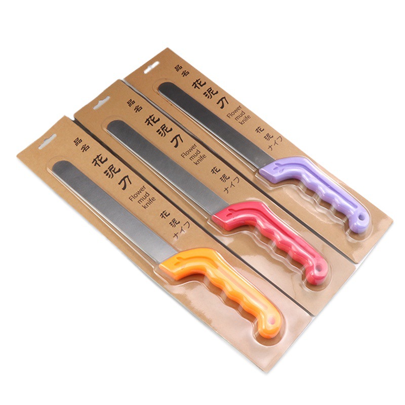 Flower Shop Stainless Steel Flower Mud Knife Floral Supplies Flower Arrangement Cutting Flower Mud Tool Bread Knife Multi-Purpose Knife