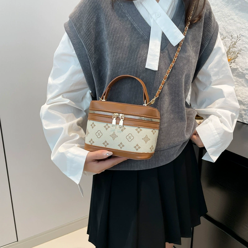 Fashionable box, one-shoulder bag, shoulder bag, cosmetic bag, high-end