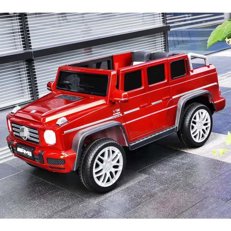 children Electric automobile Pickup The four round Four wheel drive remote control men and women baby Double Toys cross-country Adult