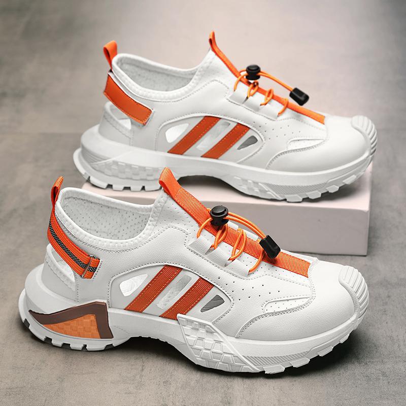 Zapatos de hombre sandalias de verano anti-derrapante tendencia de malla deportiva ocio al aire libre playa conducir zapatos de nadar