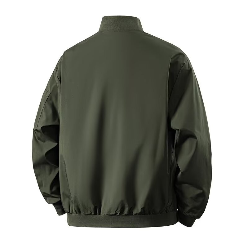 Trendy Couple Cardigan Jacket With Stand Up Collar For Men And Women_voghion.com