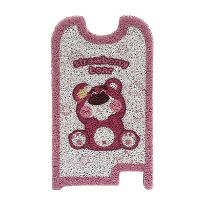 Electric vehicle foot mat: mat rubber wire ring foot - strawberry-bear-table-bell-small-fanta
