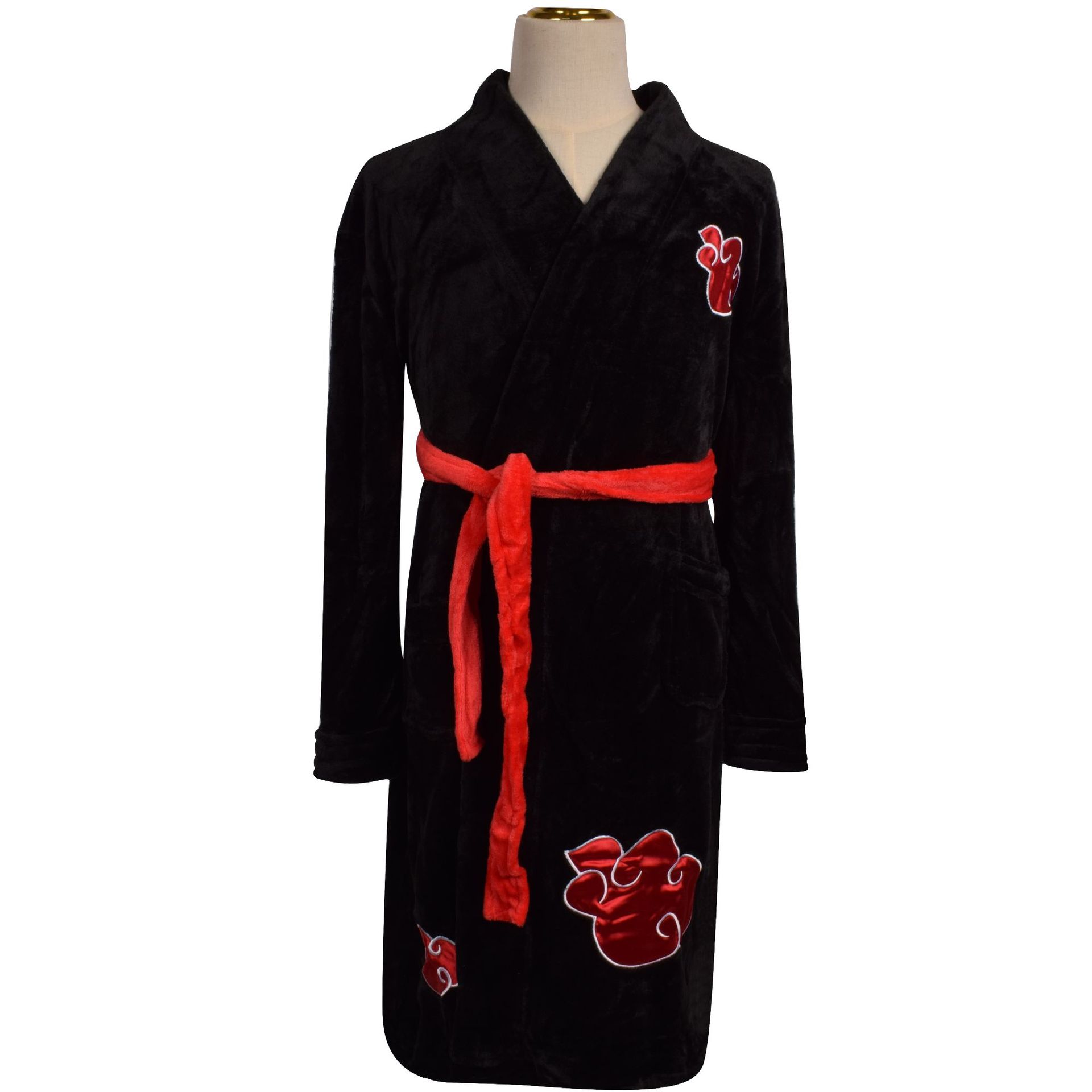 Naruto tổ chức Akatsuki áo choàng tắm cosplay váy ngủ Naruto Sasuke Itachi quần áo mặc ở nhà