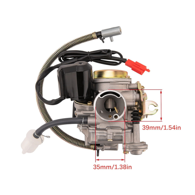 Accesorios de motosierra GY6 139QMB carburador 49cc 50cc Scooter Ciclomotor PD18J