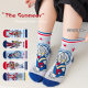 Cartoon Anime Altman Children's Socks Boys Summer Thin Cotton Mesh Socks Sweat Absorbing Breathable Cotton Socks Pure