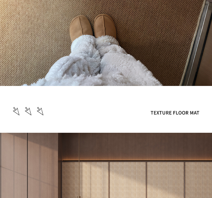 Imitation Sisal Bedroom Bedside Carpet Cushion Master Bedroom Bedside Blanket Long Strip Stain-Resistant Anti-Slip Easy to Care for Bedside Mat