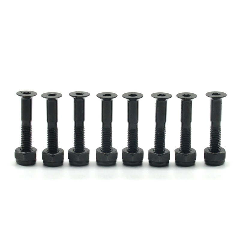 Боковая гайка для скейтборда Двойной рокер Длинная пластина Мост Аксессуары для инструментов для ногтей Боковая гайка Шестигранная розетка с плоской головкой Скейтборд Винт Мост Гвоздь