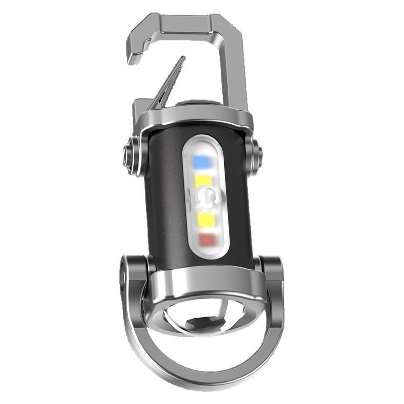 人気の多機能キーホルダーライト屋外ポータブルバックライトミニ緊急 LED ワークライトキャンプ懐中電灯|undefined