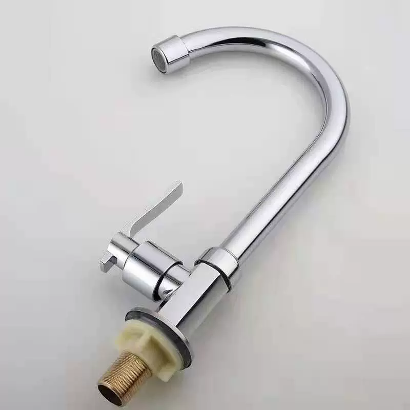 六角立式菜盆龙头4分单冷水龙头洗菜盆水槽立柱盆水龙头工程款