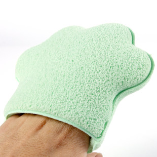 Large Cat Paw Face Wash Sponge Glove-Style Cleansing Sponge Konjac Face Wash Sponge Makeup Remover Cotton
