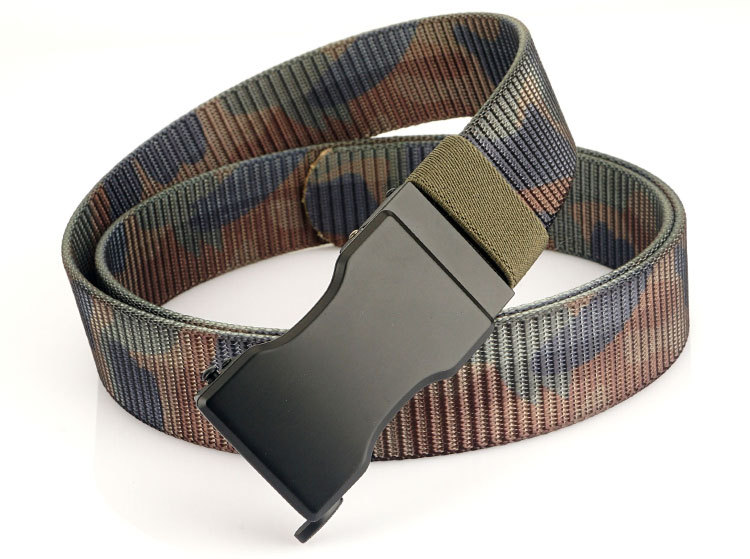 Nylon Casual Belt With Automatic Buckle For Men Quick Drying_voghion.com