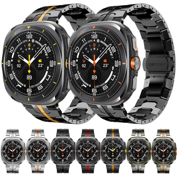 xDfind Iron Man Butterfly Buckle Correa de acero inoxidable para Samsung Galaxy Watch8 / 8 Classic / Samsung Galaxy