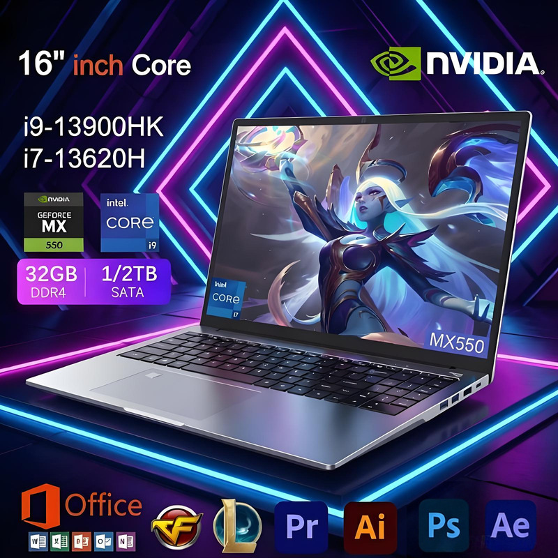 In Stock 16inch Core i7/i9 High-Performance Laptop with RTX4060 Dedicated Graphics 8G All-Round Gaming Laptop In Stock 16inch Core i7/i9 High-Performance Laptop with RTX4060 Dedicated Graphics 8G All-Round Gaming Laptop
