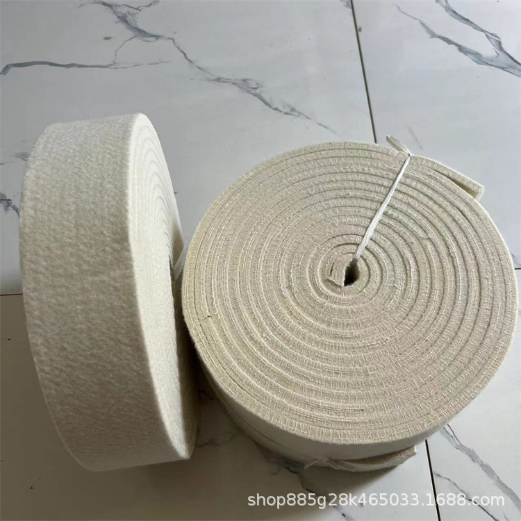 工业毛毡密封条加厚耐磨高温可做规格尺寸除尘耐用耐腐蚀