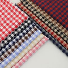 全棉色织平纹水洗朝阳格Lolita吊带连衣裙玩具娃衣家纺装饰面料