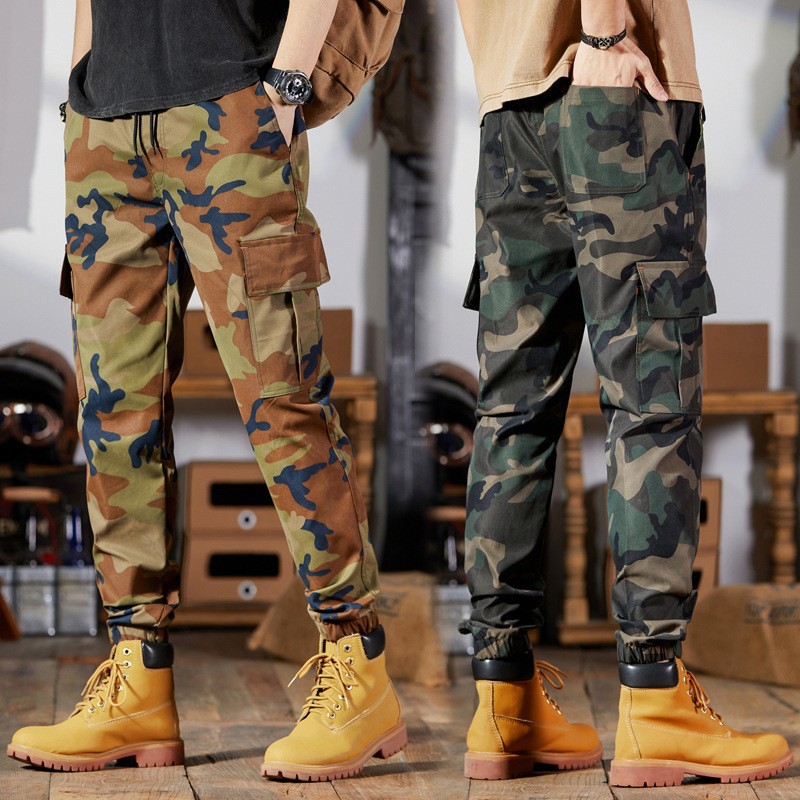 Wear-resistant breathable elastic trousers