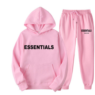 Cross-Border New Men's and Women's Sports Suits, Couple Suits, Men's Essentials Hoodies, Export Sweatshirts, Women's Suits