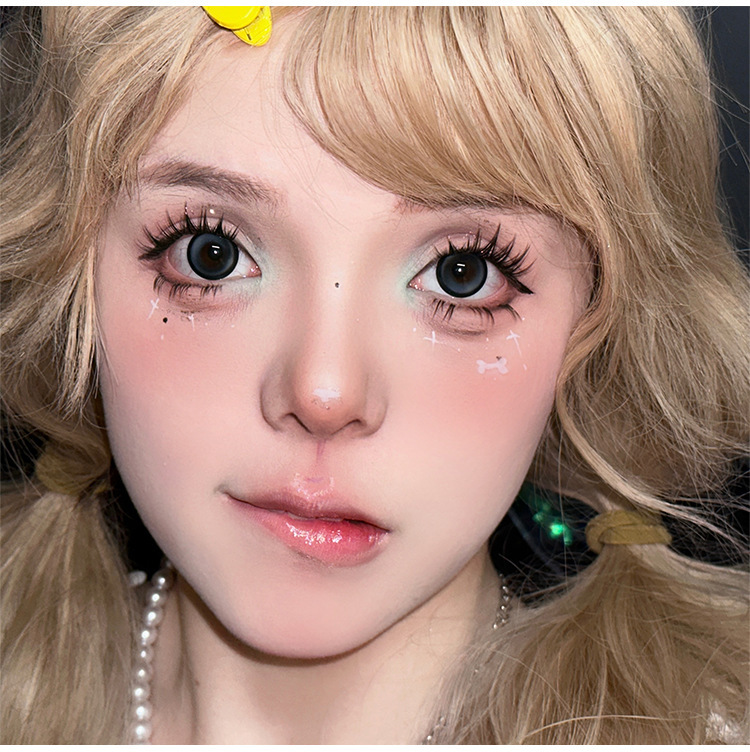Mengjie Shangpin Lazy Person, cute and fierce Little puppy makeup, false eyelashes, natural comic Barbie curly single cluster segmented eyelashes undefined
