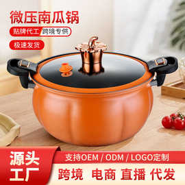 厂家批发大容量焖煮料理锅礼品煲汤锅南瓜微压锅煤气灶专用不粘锅