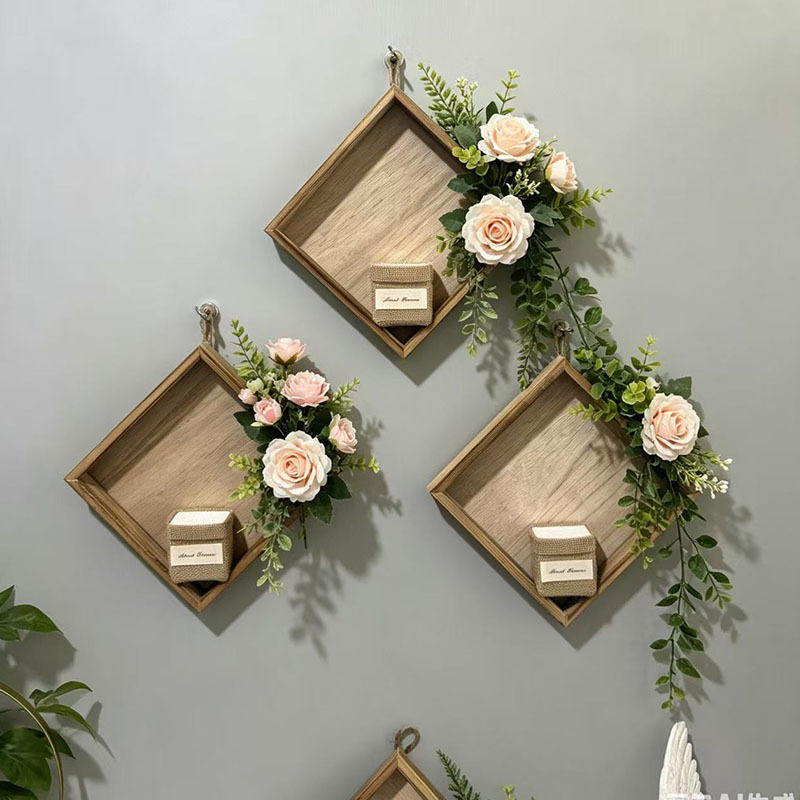 Pine Wood Diamond-Shaped Picture Frame with Burlap and Artificial Flowers, Pastoral Style, Solid Wood Wall Hanging, Purely Handmade Natural Diamond-Shaped Burlap Picture Frame Pine Wood Diamond-Shaped Picture Frame with Burlap and Artificial Flowers, Pastoral Style, Solid Wood Wall Hanging, Purely Handmade Natural Diamond-Shaped Burlap Picture Frame
