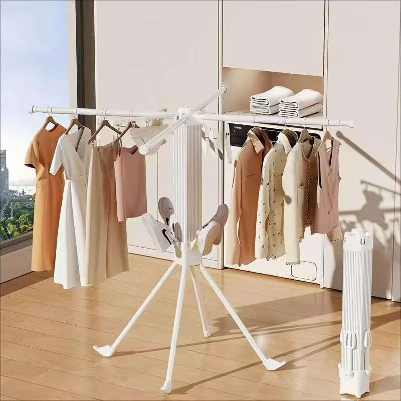 カスタムハンガー折りたたみ伸縮ハンガー家庭用ベランダ吊り干しハンガー四脚タイプ家庭用ハンガー|undefined