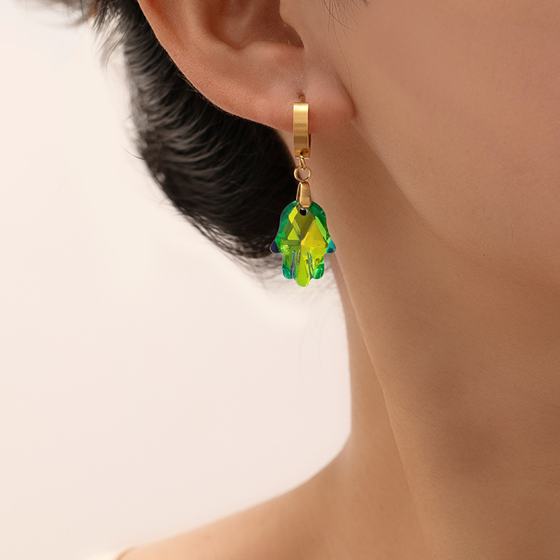 10g Weight 0.03µm Gold Plating Thickness Electroplated Gold Plating Process 201 Stainless Steel Ear Needle Material Golden Plated Plating Material Zircon Inlay Material Earrings Classification 1 Pair Quantity Party, Street Occasion 304 Stainless Steel Material Palm, Star, Heart Shape Pattern Women's Gender Casual, Simple Style, Streetwear Style Plating Craft 1 Pair Casual Simple Style Streetwear Palm Star Heart Shape Plating 304 Stainless Steel Zircon Stainless Steel Earrings 2