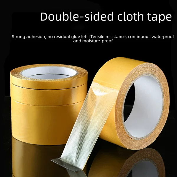 Mesh Double-sided Adhesive Tape Yellow High Adhesive No Adhesive Strong Hotel Exhibition Fixed Carpet Tape