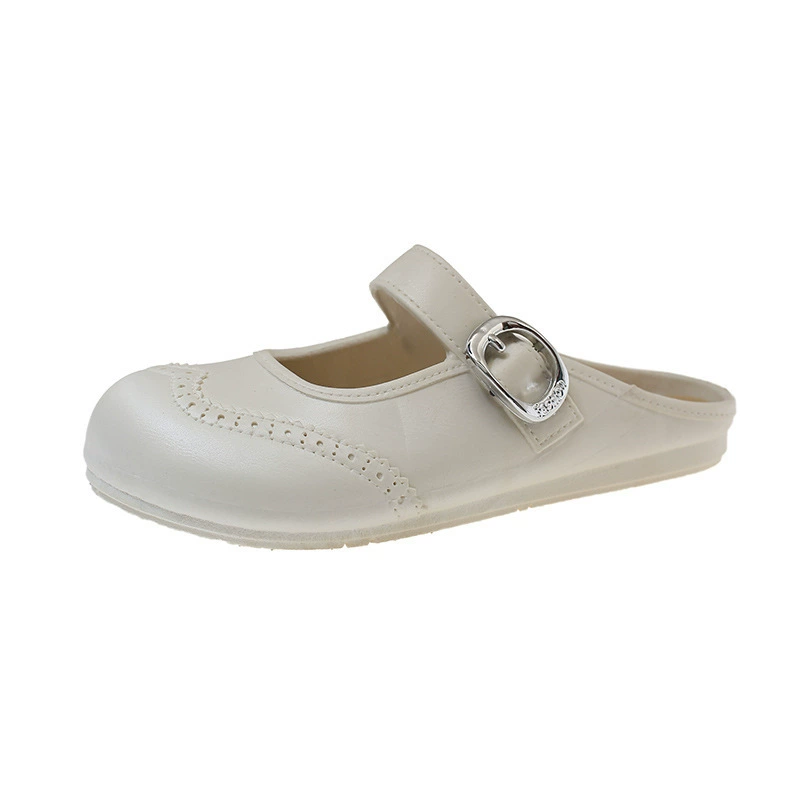 Женские сандалии-босоножки в стиле ретро Baotou Birkenstock на лето 2026 года, туфли Mary Jane с толстой подошвой, полуботинки, открытые босоножки для женщин